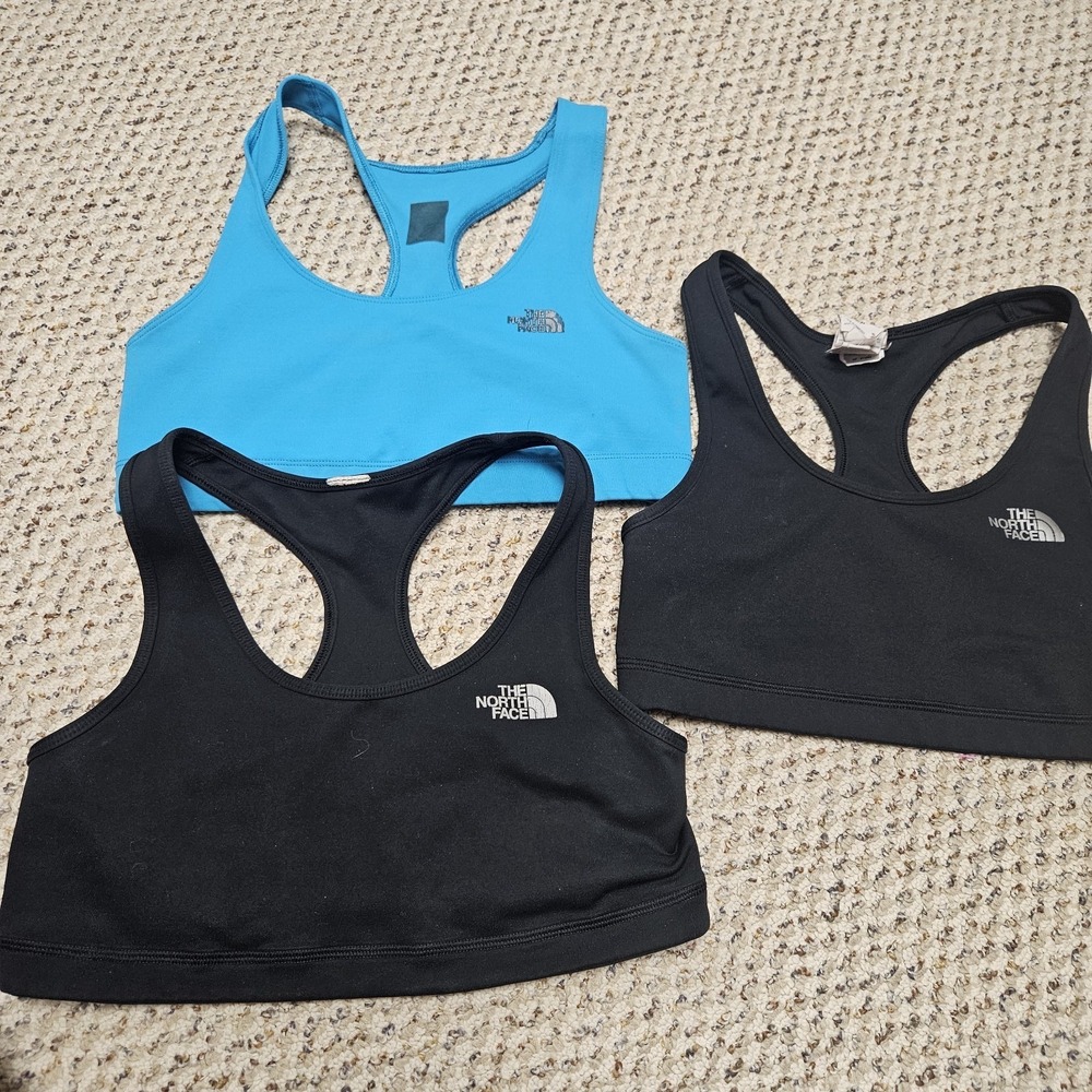Lot of 3 - The North Face - Size S‎  Sport Bra Racerback